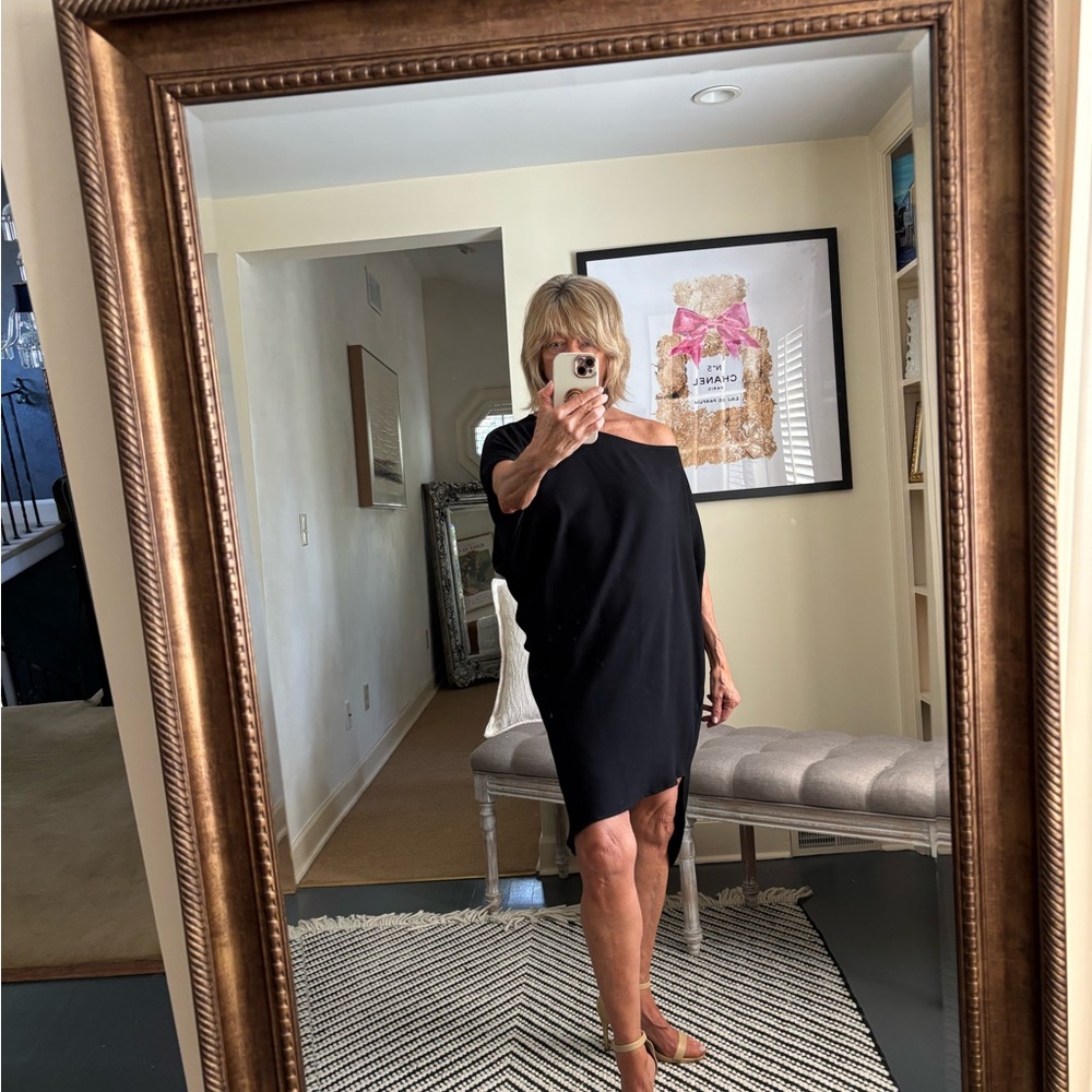 Elegant Black Off-Shoulder Dress